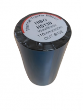 Mực in mã vạch / Ruy băng mực HISO HS130 WAX/BLACK 110mm X 300m